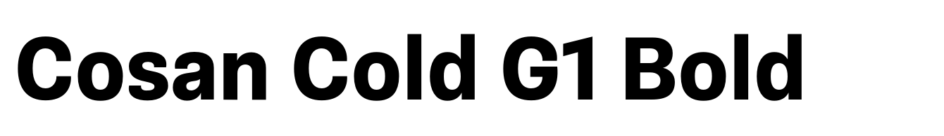 Cosan Cold G1 Bold